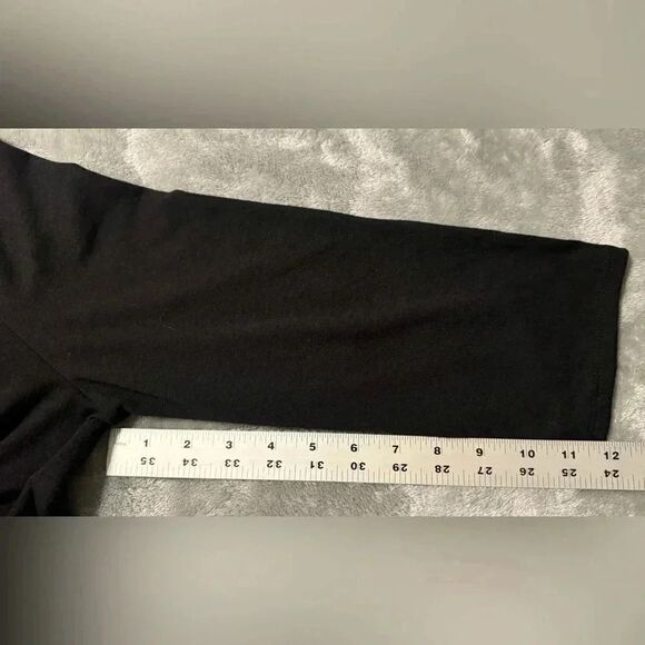 Zenana Lattice Neck Tunic Top | Plus Size 2X | Black | Flowy & Comfy - Picture 7 of 8